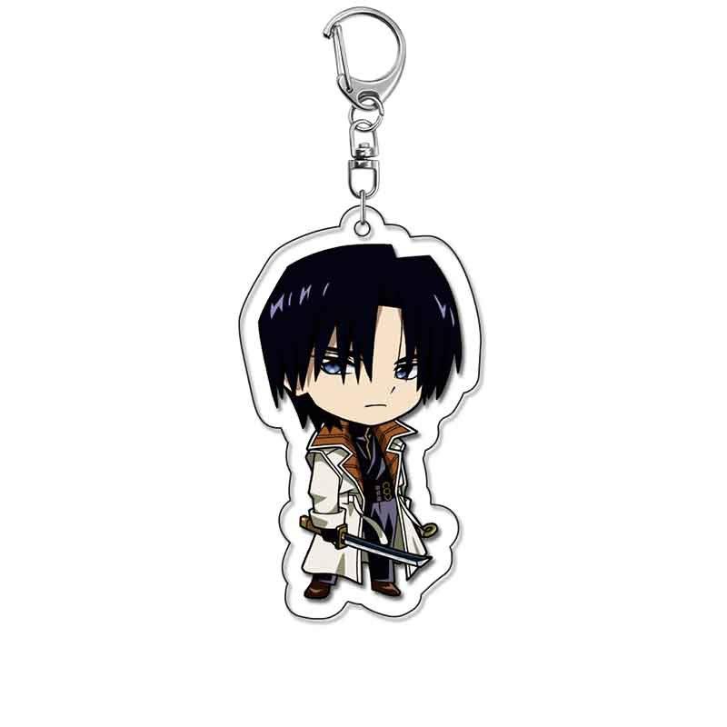 

Rurouni Kenshin Acrylic Keychain Jewelry Campus Related Products Cultural Creativity Friends Gift Bag Charms Llavero Collection 6 cm