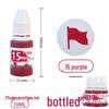 Photosensitive Quick-Dry Stamping Ink - 10ml Red, Black, Blue, Purple Ink for Stamp Pads