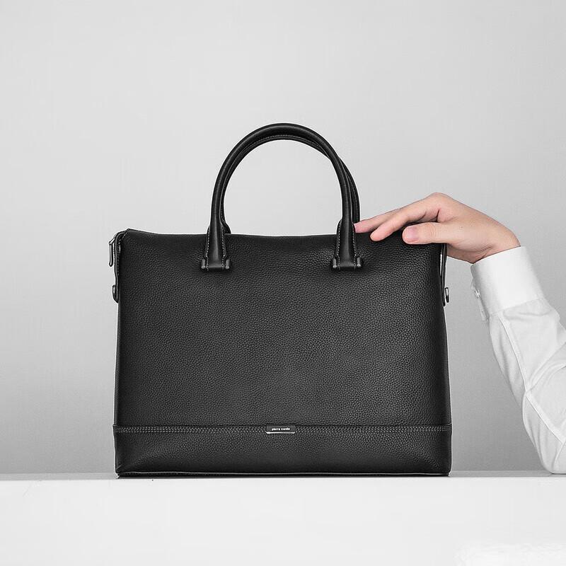 Pierre Cardin Men s Genuine Leather Business Briefcase