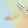 Hair Accessories Fashion Personality Gold Leaf Pearl Headband