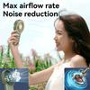 Foldable Handheld Desktop USB Rechargeable Mini Fan Cartoon Design with Hook for Mountaineering Outdoor Home Office Use