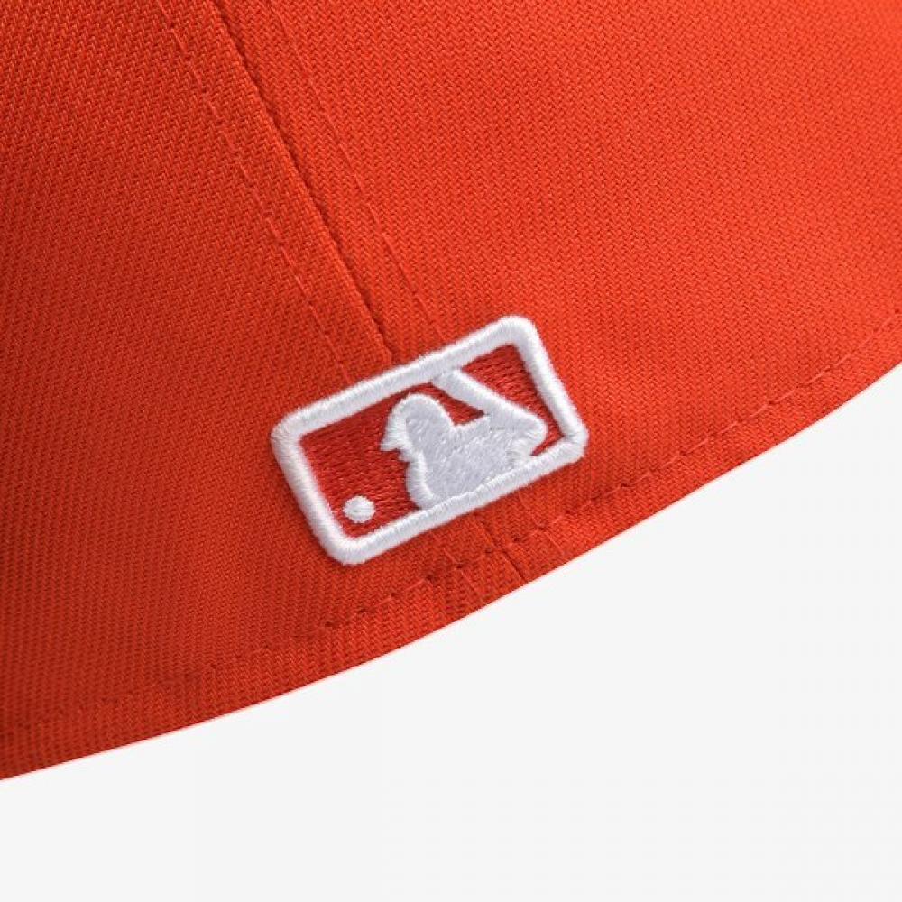 New Era Mlb La Dodgers Fitted Cap Orange
