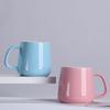 Couple Ceramic Mug with Lid Spoon Coffee Cup Office Water Cup