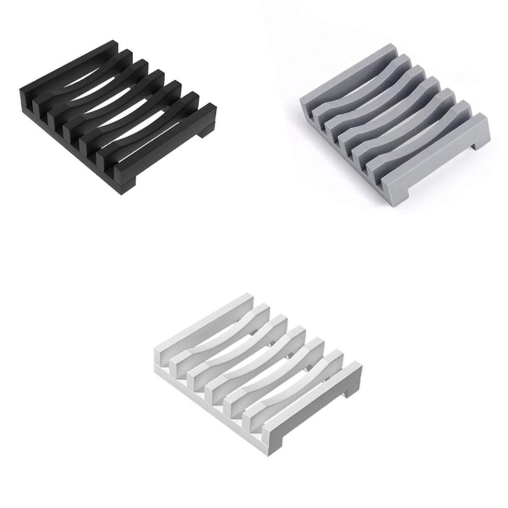 Koupelnová silikonová miska na mýdlo do sprchy přenosný držák na mýdlo udržující mýdlo suché snadno čistitelná podložka na houbičku kuchyňské doplňky