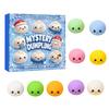 2026 Christmas  Advent Calendar Mystery Dumpling Blind Box 24 Day Countdown Squeeze Sensory Fidget Holiday Gift Set