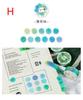 1Roll School Office Supply Colorful Dots Masking Tapes Journal Student Notebook Stickers Kids DIY Decorative Diary Scrapbooking