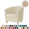 2Pcs/Set Elastic Velvet Bath Tub Armchair Covers Stretch Single Club Sofa Slipcover Home Hotel Bar Counter Accent Chair Cover