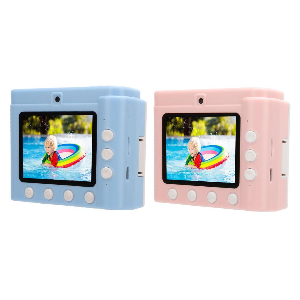 Cámara Infantil con Impresión con 3 Rollos de Papel de Impresión HD Doble Lente Grabadora de Fotos y Video para Juego al Aire Libre Pho