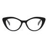 14532 Trendy Cat Eye Classic Glasses Frame 2024 New Fashion Anti-Blue Flat Glasses Unisex