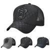 R Letter Icon Men's Baseball Cap for Male Summer Outdoor Adjustable Sports Hip Hop Hat Breathable Mesh Trucker Sunscreen Caps