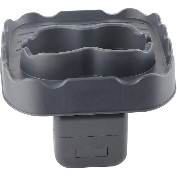 Hot Tub Table Tray,Adjustable Hot Tub Side Table,Nonslip Drink Caddy with 2 Cup Holders and Drain Holes Hot Tub Side Table for Swimming Pools SPA