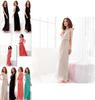 Elegant Summer Fashion Women Round Neck Sleeveless Chiffon Dress For Casual Party