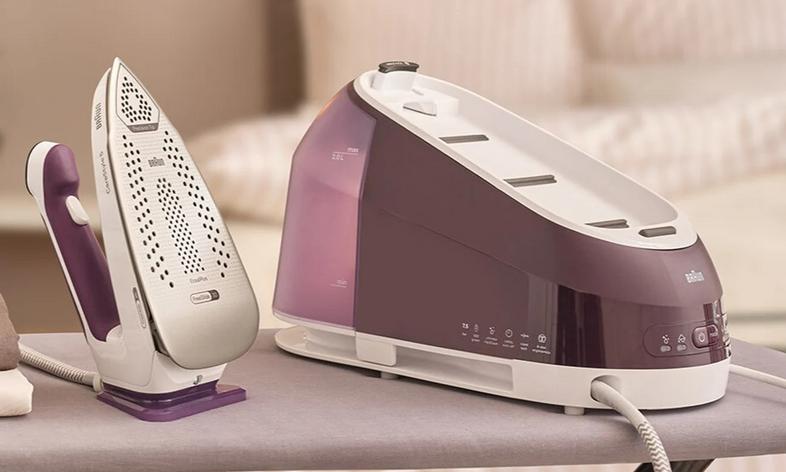 Steam Generator BRAUN IS524, Violet & White
