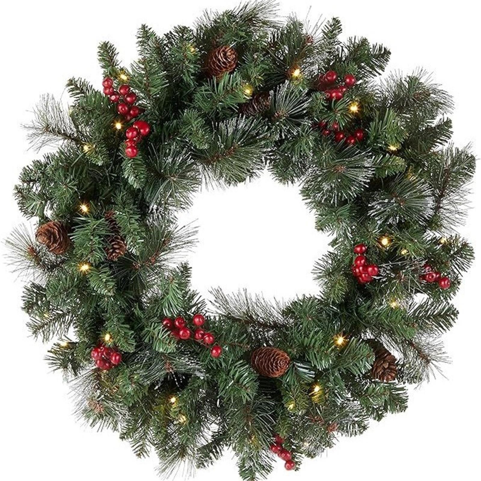 

Christmas Decorations Hand-Feel Material Upside-Down Wreath Courtyard Door Hanging Decoration Simulation Home Decorations One Size