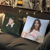 Singer Gracie-E Abrams-S Pillow Case Removable Washable Cushion Cover – All-Season Soft Linen