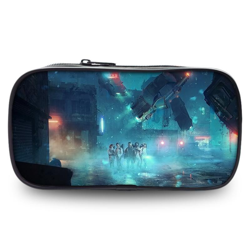Stranger Things Pencil Case With Nylon Material For Students And Kids