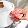 2 stk Silikon Ovnsvotter Varmebestandige Tykke Rutenettmønster Sklisikre Ovnsvotter for Mikrobølgeovn Baking Kjøkkenutstyr