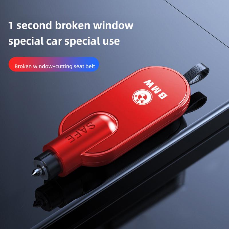 CUP1 Car Emergency Hammer 2-in-1 Glass Breaker Seatbelt Cutter For BMW X1 X2 X3 X5 X4 X6 X7 G30 G20 G32 G11 G12 F40 F30 F20 F10 F34 DQ0