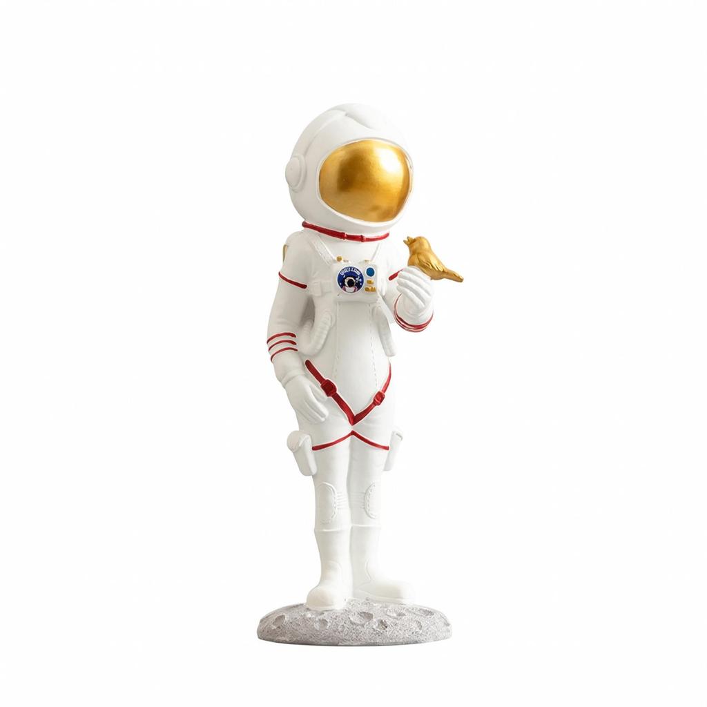 Female Astronaut Figurine Small Sculpture Sculptural for Collectors