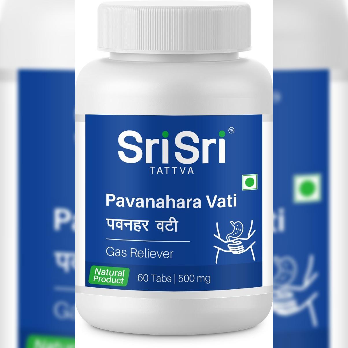 

Sri Sri Tattva Pavanahara Vati 500Mg Tablet - 60 Count X Pack of 3