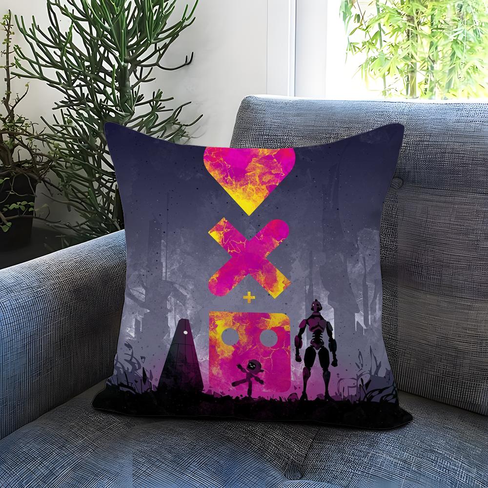 Love Death & Robots Cushion Cover Comfortable Reversible Pillow Cover Ideal for Car Sofa Bedroom & Beyond