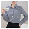 Navava Women Office Stripe Long Sleeve Shirt Nb2350