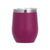 Colors Painted Egg Shape Wine Cooler Coffee Thermos Mug 10oz Stainless Steel Double Wall Wine Vacuum Flask
