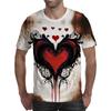 Trendy Letters Graphic T Shirts For Men Summer Fashion Hip Hop 3D Printed Crew Neck Tshirts Casual Streetwear Oversized Tees