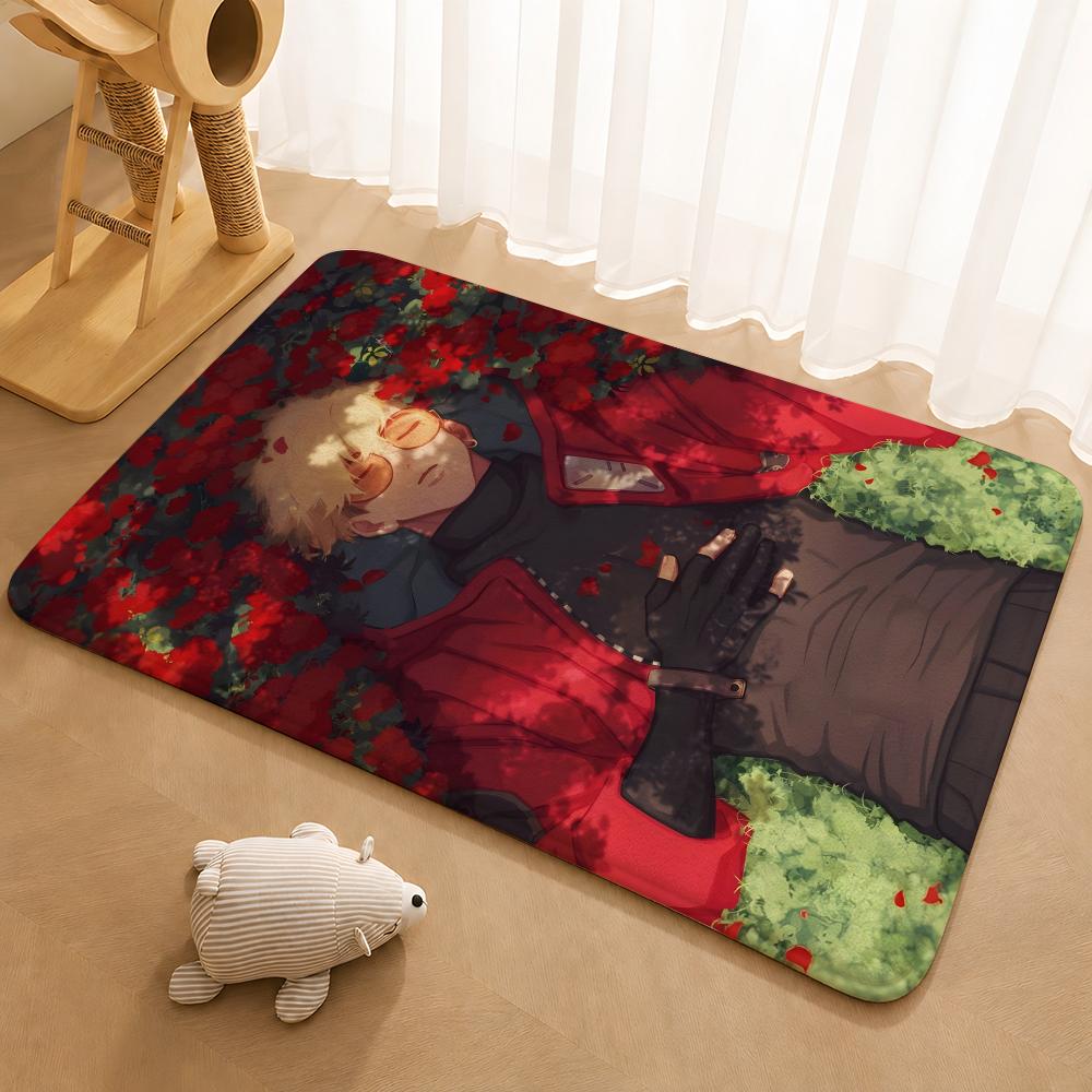 Anime TRIGUN STAMPEDE Floor Mat Floor Mat Soft Flannel Non-Slip Door Rug for Living Room