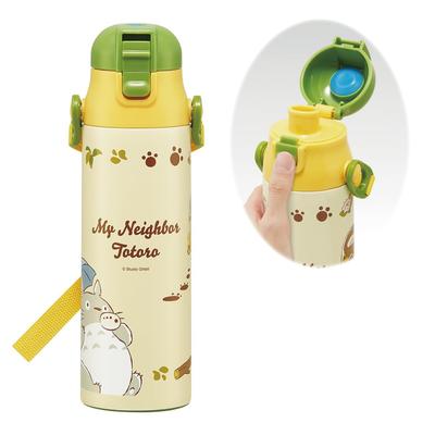 Skater Nerezová láhev na vodu přímé pití 580 ml Můj soused Totoro Cat Bus Sanrio Lehký typ Chladicí láhev Sportovní láhev na vodu
