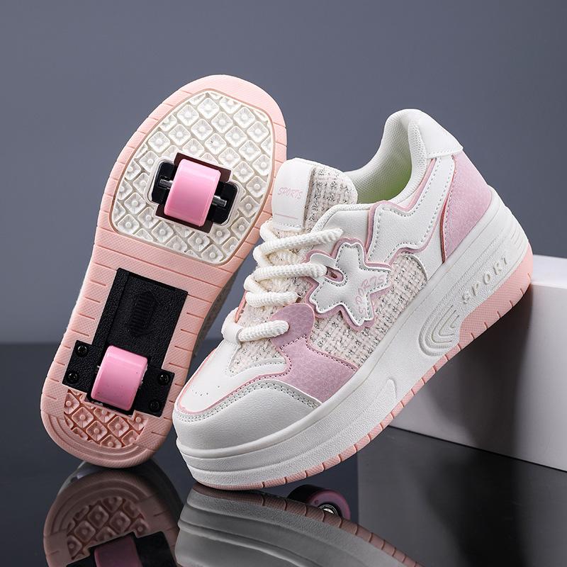 Kids Runaway Shoes Boys Girls Adults Runaway Shoes Double Wheel Flying Shoes Shoes Wheeled Shoes Girls School