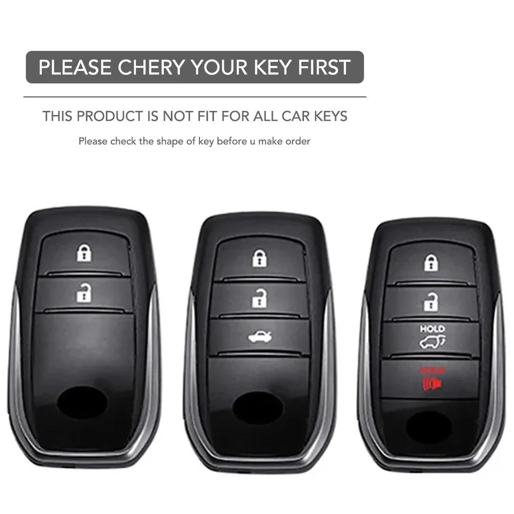Husă Silicon Cheie Telecomandă Auto Pentru Toyota RAV4 Corolla C-HR Crown Camry Land Cruiser Prado Yaris Avensis Accesorii Cheie Auto