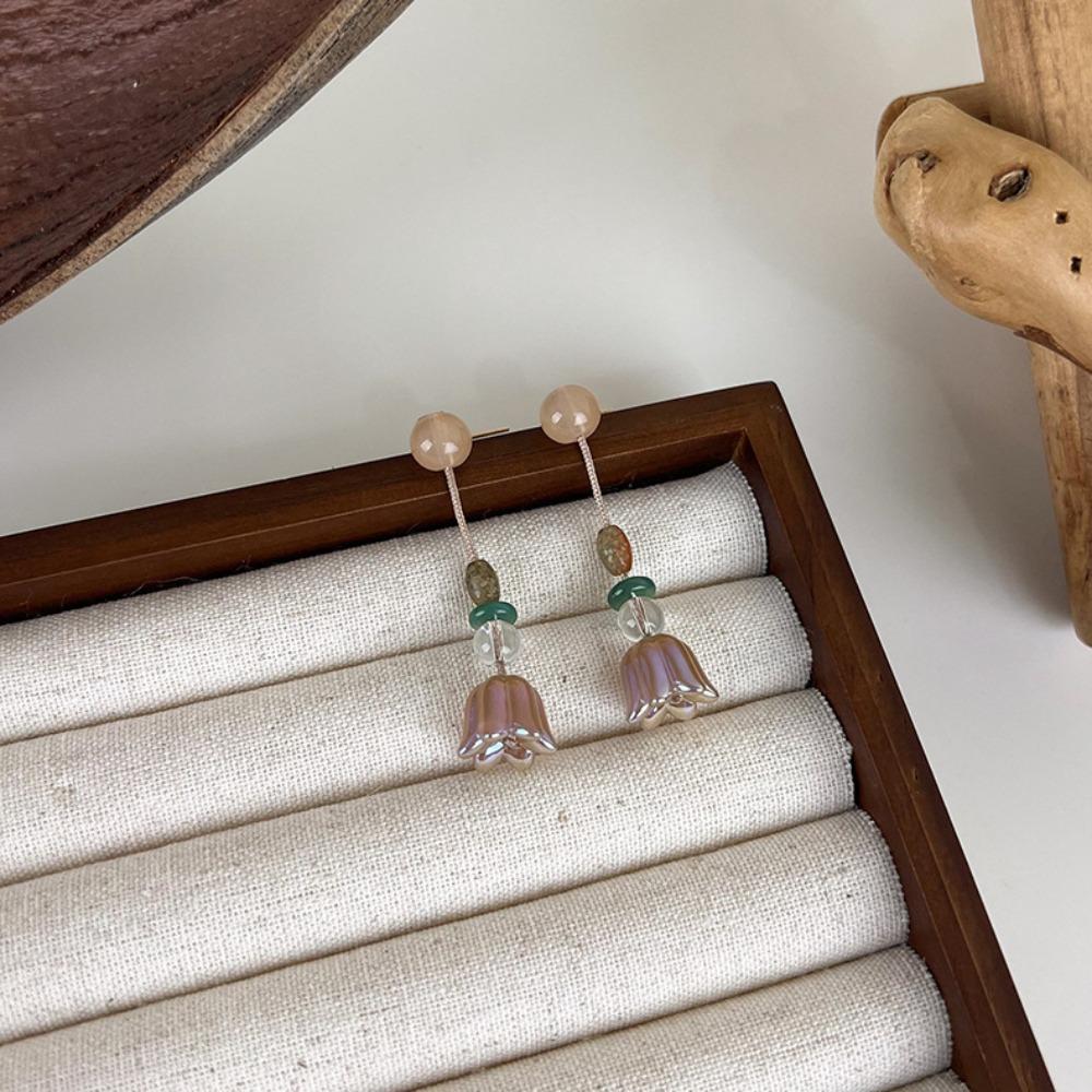 

Party Jewelry Vintage Geometric Bead Women Earrings Chinese Style Earrings Ancient Ear Drop