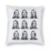 Kate Moss Photo Booth Square Pillowcase Polyester Linen Velvet Printed Zip Decorative Room Cushion Cover