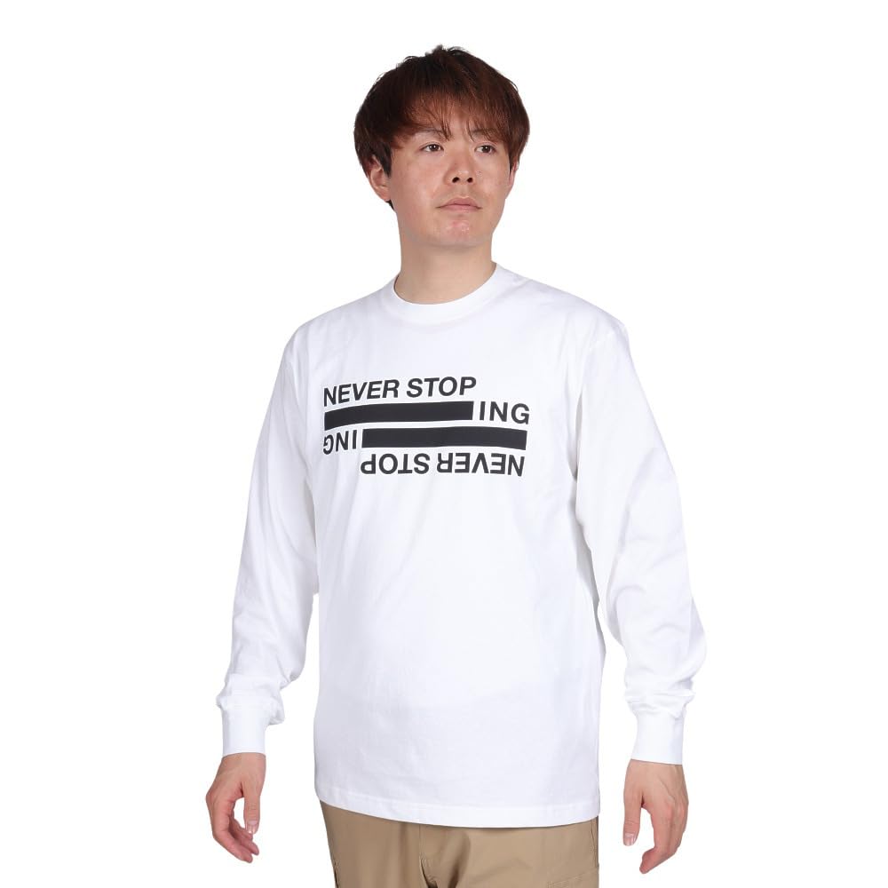 

Футболка North NEVER STOP ING Белая XXL [The Face] Д/р белый