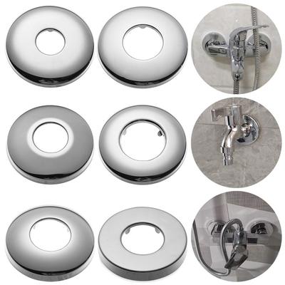 Chrome Flange Cover Pipe Wall Covers Faucet Accessories Faucet Decorative Cover Faucet Decor