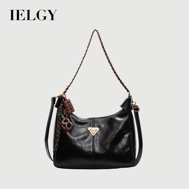 Ielgy Large-Capacity Autumn Winter All-Match Simple One-Shoulder Messenger La