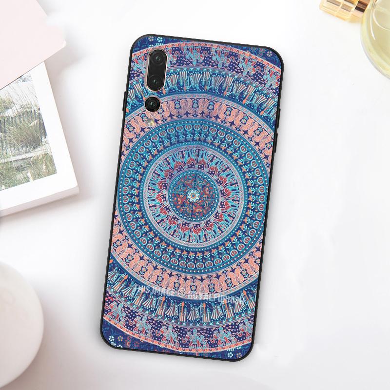 Indian Mandala Pattern For Huawei Nova Y73 Y72 Y90 Y70 Y60 Y91 Y61 12s 12i 11i 8i 9 10 SE P60 P30 Pro P40 Lite Case
