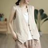 Stylish Summer Casual Sleeveless Loose Tank Cardigan Vest