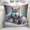 Car Living Room Sofa Cushion Cover Wildlife Pattern Luxury Home Decor Pillow Cover