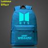 Bts Kpop Bangtan Boys Leuchtender Rucksack Mode Nylon Schulter Reise Tasche Schule