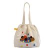 Cute Embroidered Versatile Artistic Single Shoulder Bag 2025 New Lazy Style Large Capacity Commuter Single Shoulder Tote Bag for Women