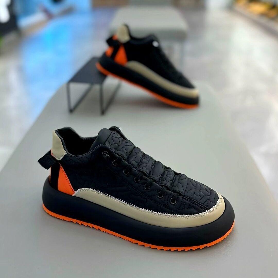 

Fashion Men Spring Autumn Color Contrast Increased Casual Shoes Fashion Bandages Board Shoes High Quality Outdoor Boots British Style 40