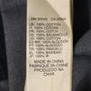 DIESEL Overall handle Long sleeve Band collar shirt M Navy Women Used