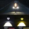 Motorcycle Led Headlight Additional Moto Spotlights Fog Yellow Light Universal Motorbike Auxiliary 12V 24V LED Driving Lamp