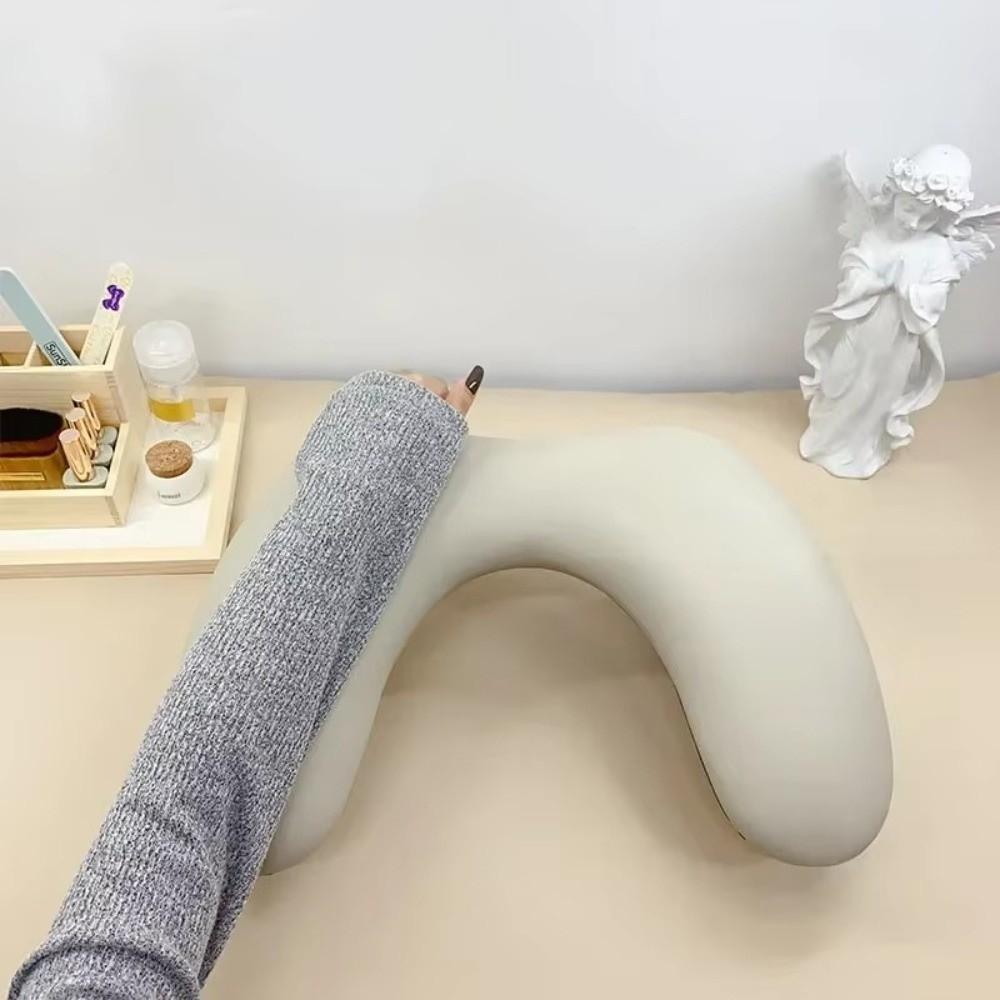 Foldable Manicure Hand Pillow PU Leather Ergonomic Nail Pillow New Nail Arm Rest