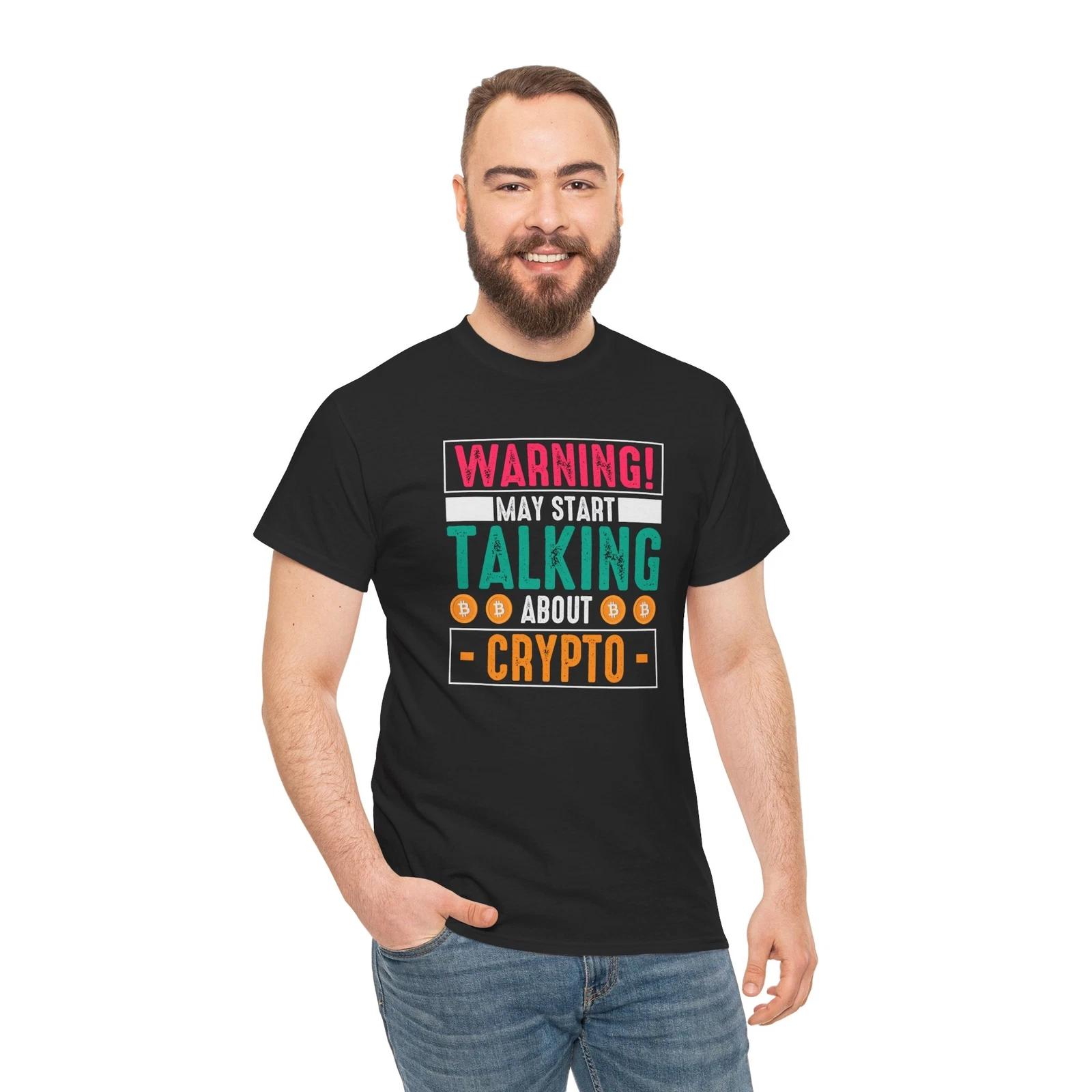Funny Crypto Trading T-Shirt – Bitcoin Blockchain BTC Investor Tee M