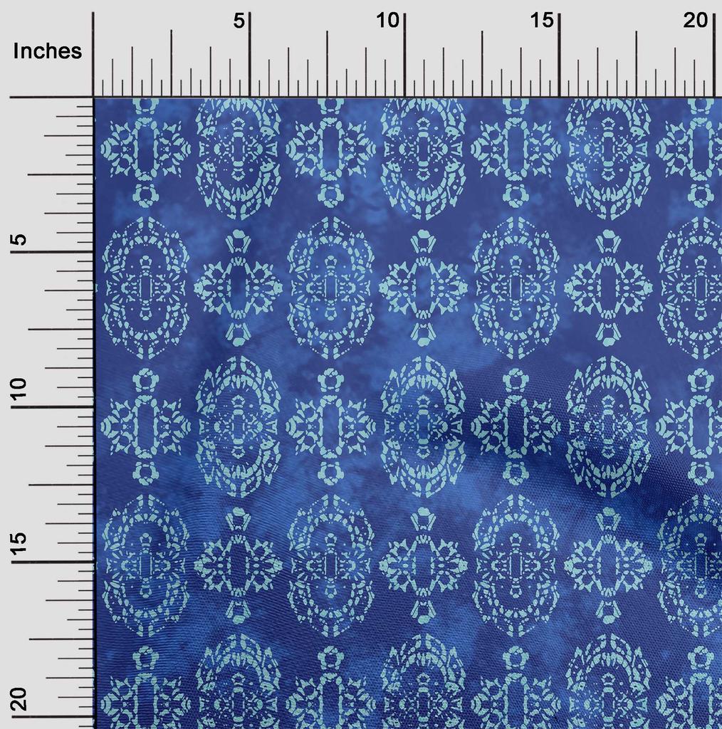 oneOone Cotton Flex Brown Fabric Batik Fabric For Sewing Printed Craft Fabric By The Yard 40 Inch