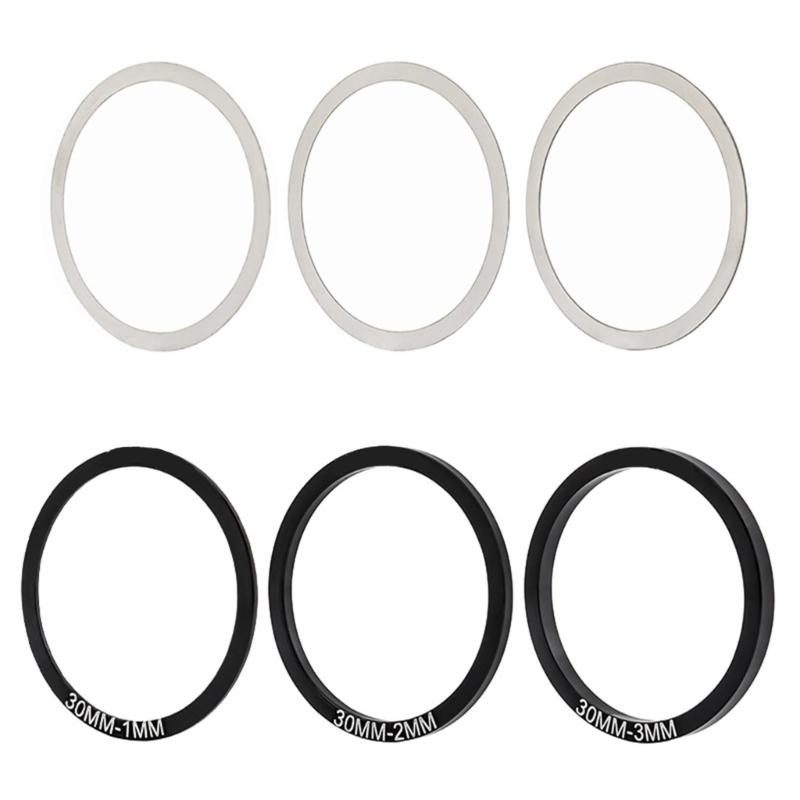 6lots Easily Install Crankset Washers Bicycles Headsets Spacers Adjust Spacer for Improved Cycling Experiences