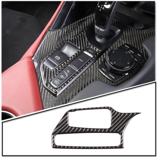 Soft Real Carbon Fiber Car Interior Kit Cover Trim For Toyota Supra A90 19-22